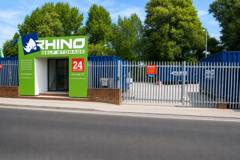 Rhino Storage Salisbury Ltd gated entrance