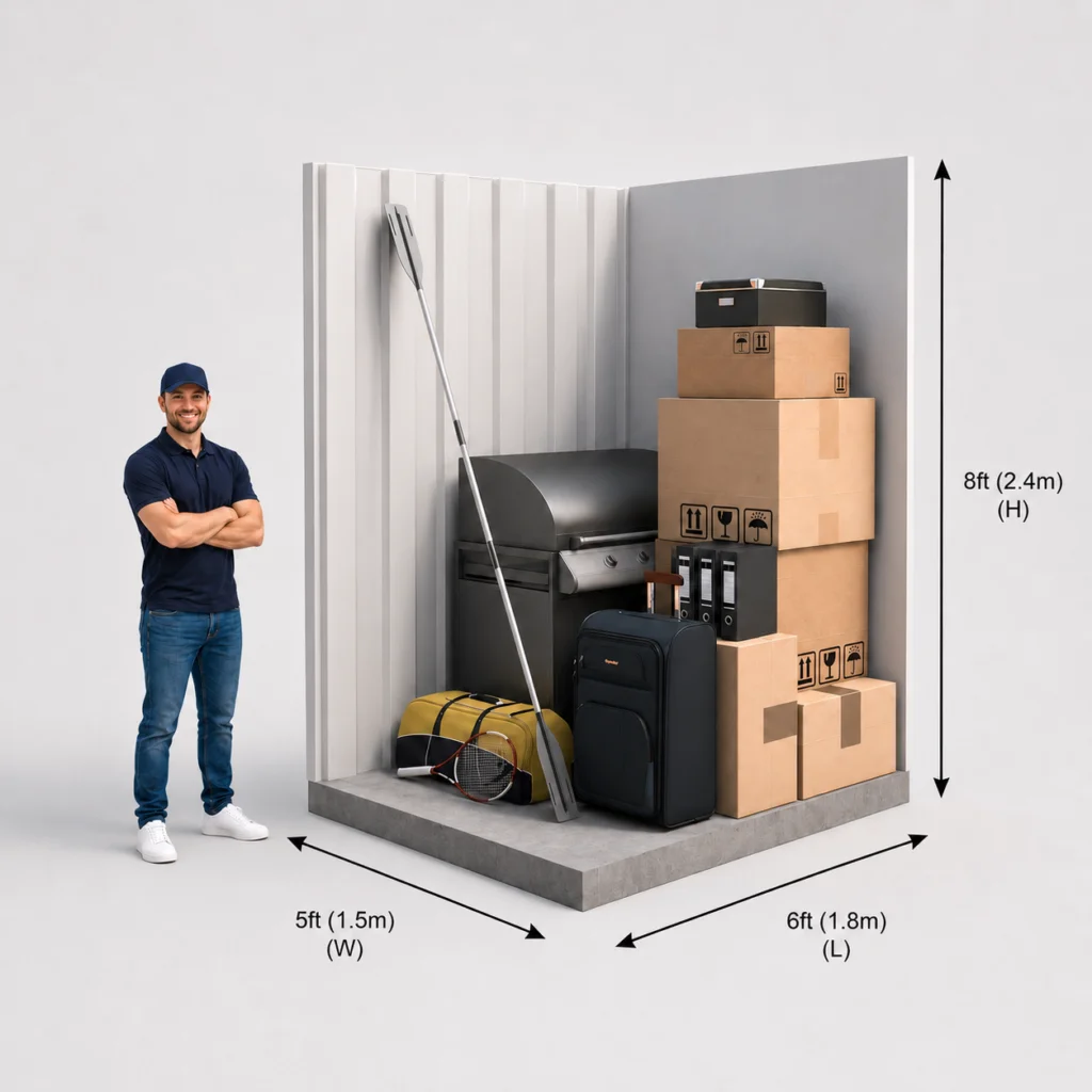 30 sq ft storage unit at Rhino Storage Southwick