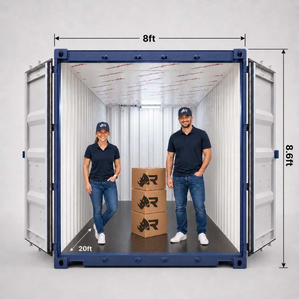 160 sq ft storage unit at Rhino Storage Salisbury